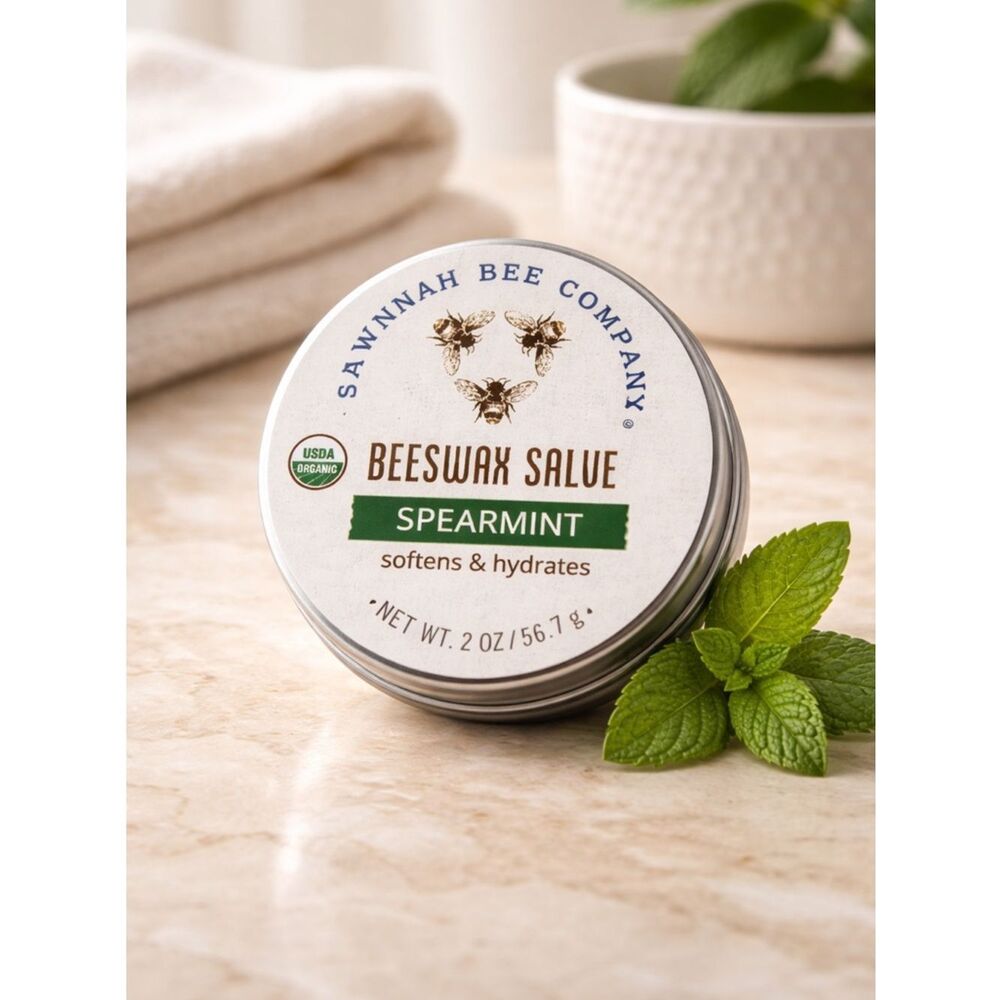 NWT Savannah Bee Company Beeswax Salve Spearmint